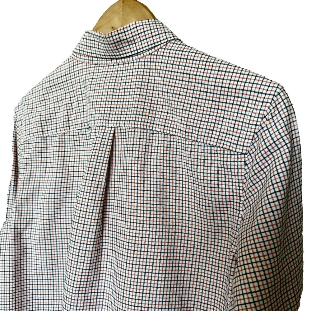 Ralph Lauren Boy’s XL Checkered Button-Up Dress Shirt Multicolor 100% Cotton
